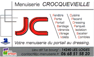 JC Menuiserie Crocquevieille Loges, Pose de parquets, Construction de véranda